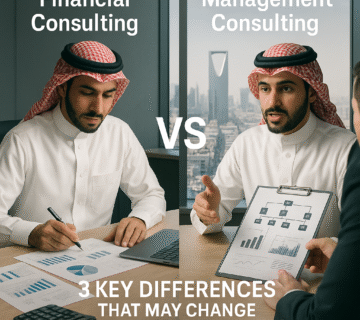 استشارات مالية VS استشارات إدارية 3 فروقات جوهرية قد تغير قرارك؟