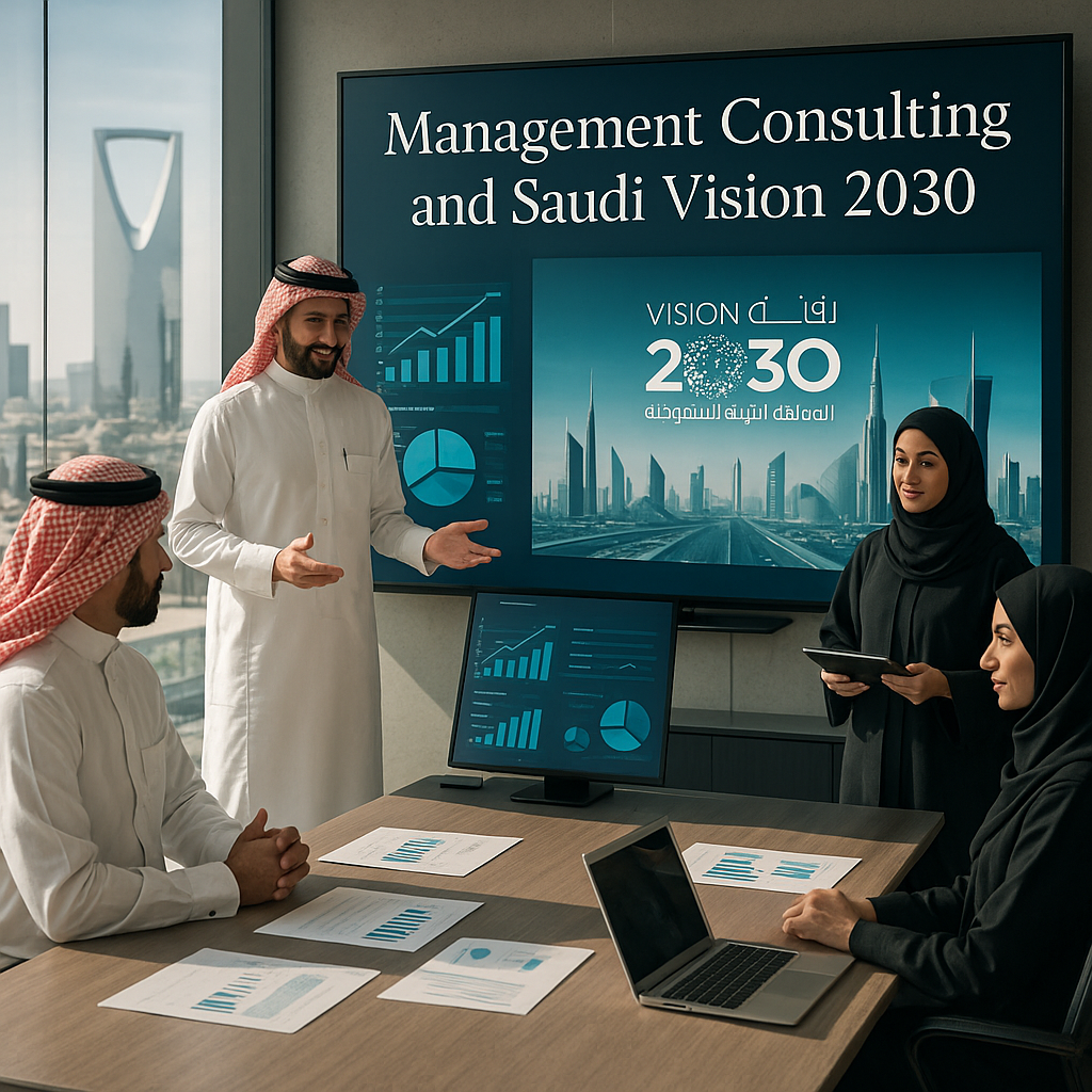 الاستشارات الإدارية ورؤية السعودية 2030