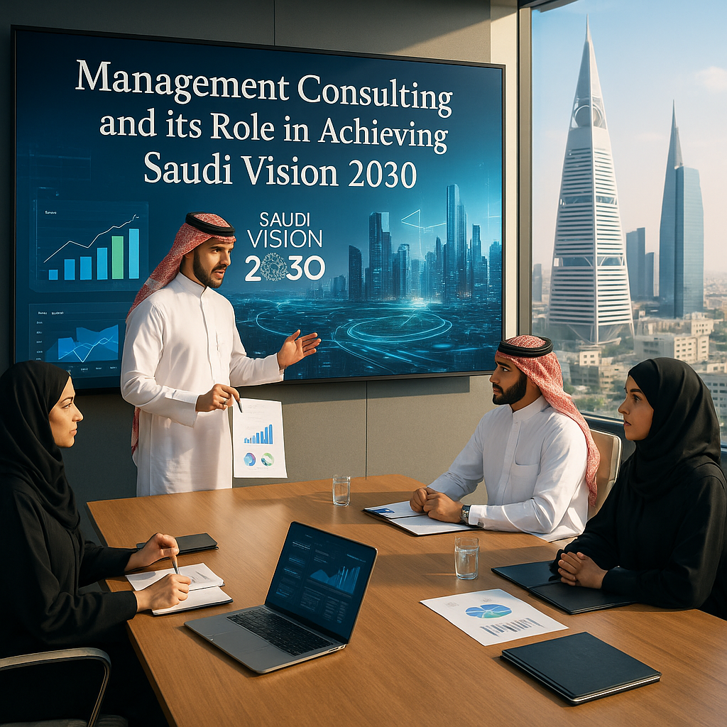 الاستشارات الإدارية ودورها في تحقيق رؤية السعودية 2030